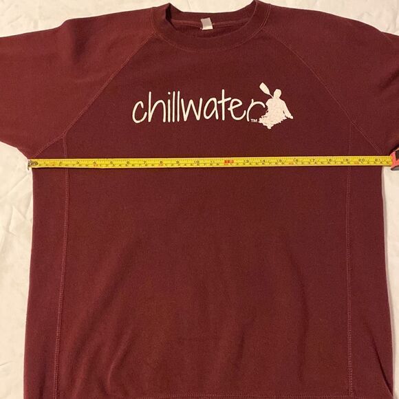 Chillwater Classic Kayak Maroon Sweatshirt EUC - Picture 4 of 5